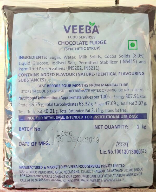 Veeba Chocolate fudge