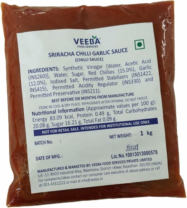 Veeba Siricha Sauce