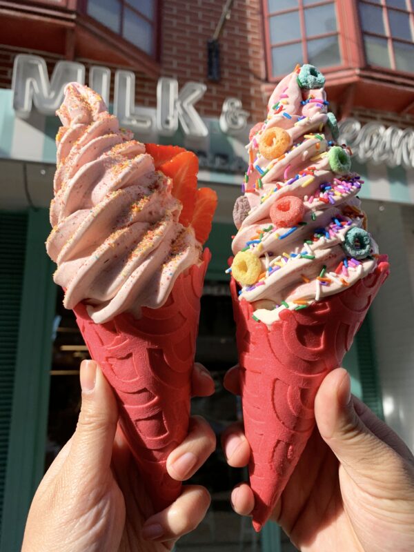 Milcalone Strawberry Ice Cream 4Litres