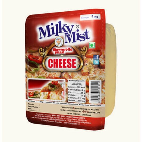 Milkymist Mozzarella Cheese Bar 1kg