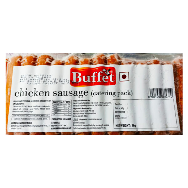 Buffet Chicken Sausage 1kg