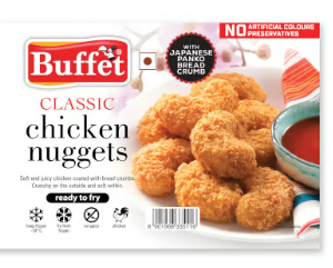Buffet Breaded Classic Nuggets 450gm