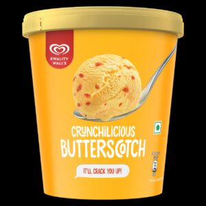 Kwality Walls Crunchillicious Butterscotch 700ml(1*2)