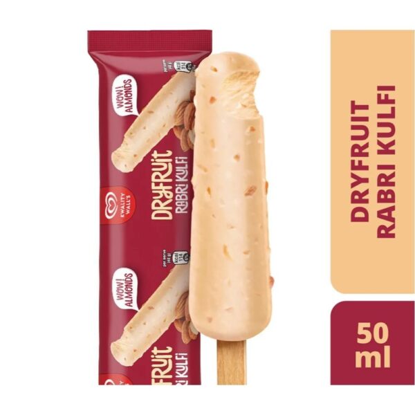Kwality Walls Dry Fruit Rabri Kulfi 50ml(1*25)