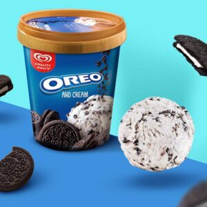 Kwality Walls Oreo Tub 700ml(1*2)