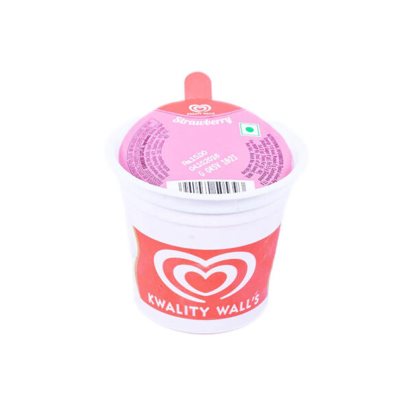 Kwality Walls Strawberry Supreme Cups 90ml(1*20)