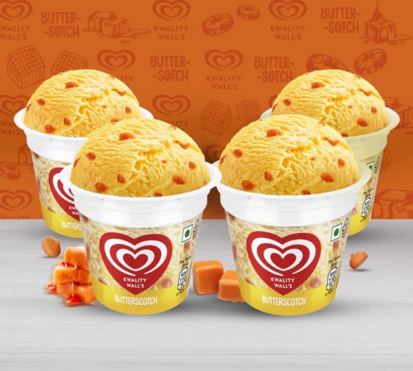 Kwality Walls Butterscotch Cups(1*20)90ml