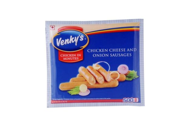Venky's Chicken Cheese And Onion Sausages 500gm