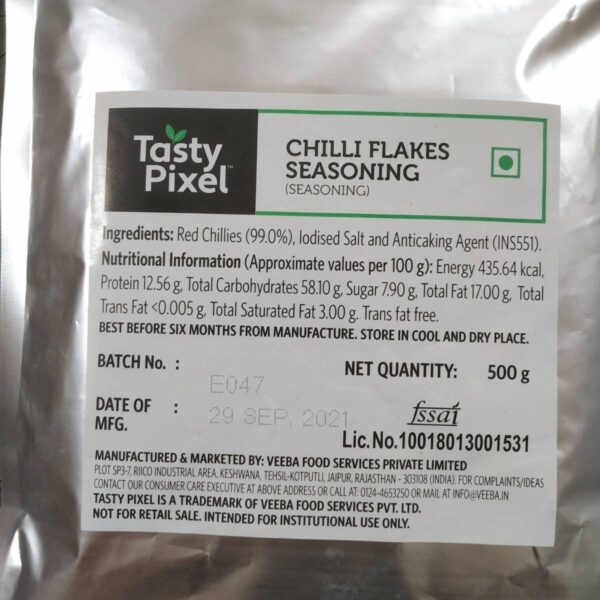 Veeba chilli Flakes 500gms