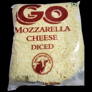 Gowardhan mozzarella cheese diced 2kg