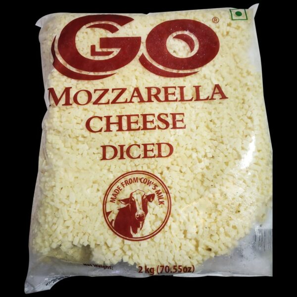 Gowardhan mozzarella cheese diced 2kg