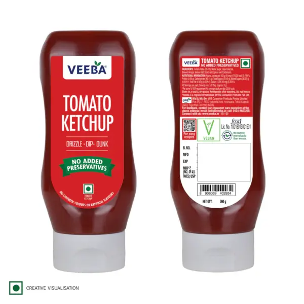 Veeba Tomato Ketchup Noap 360gms