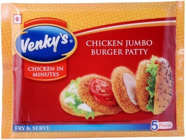 Venky's Chicken Jumbo burgerpatty 500g